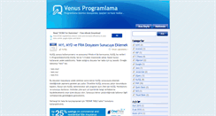 Desktop Screenshot of programlama.venus.gen.tr
