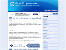 Tablet Screenshot of programlama.venus.gen.tr